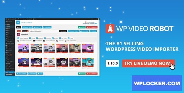 Wordpress Video Robot Plugin v1.17.0