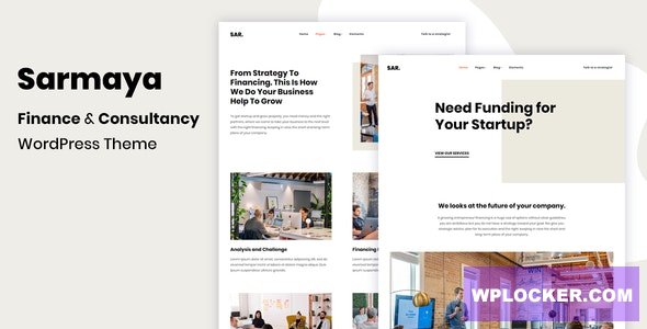 Sarmaya v1.0.1 - Finance & Consultancy WordPress Theme