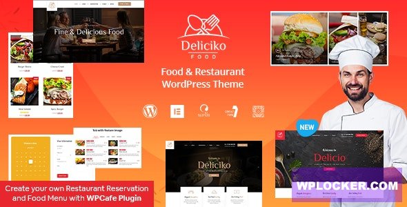 Deliciko v1.9 - Restaurant WordPress Theme