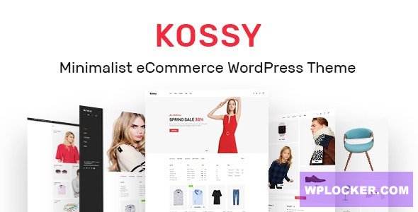 Kossy v1.26 - Minimalist eCommerce WordPress Theme