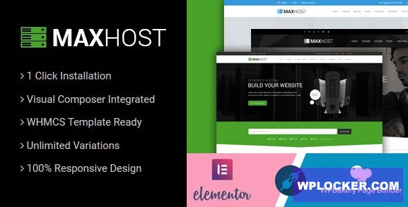 MaxHost v7.5.2 - Web Hosting, WHMCS and Corporate Business WordPress Theme with WooCommerce