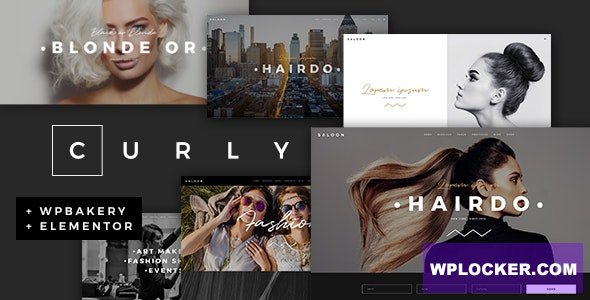 Curly v2.3 - A Stylish Theme for Hairdressers and Hair Salons