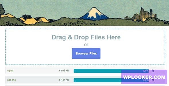 Contact Form 7 Drag and Drop FIles Upload v3.4 - Multiple Files Upload