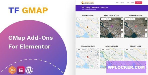 Google Maps addon v1.0.0 - widget for Elementor