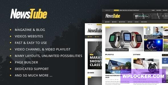 NewsTube v1.5.3.0 - Magazine Blog & Video