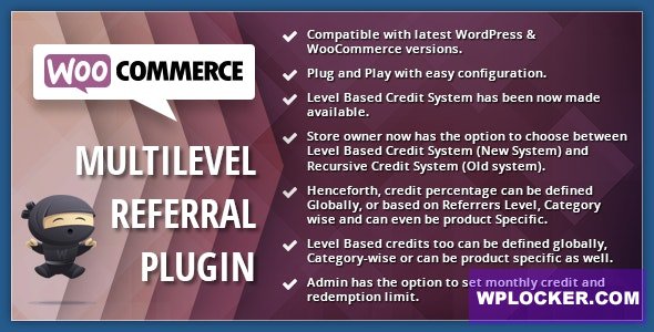 WooCommerce Multilevel Referral Affiliate Plugin v2.17