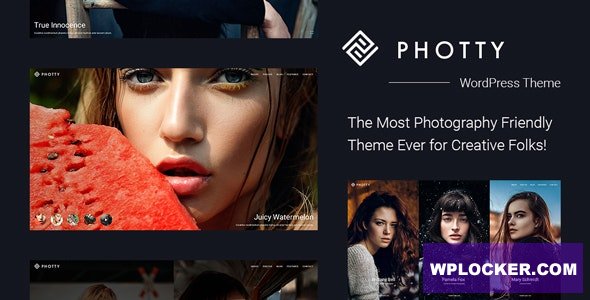 Photty v24.0 - Photography Wordpress Theme