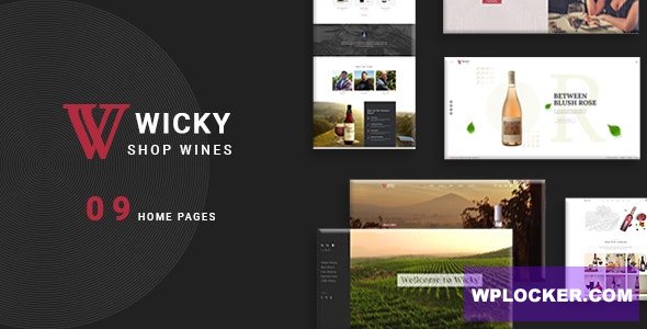 Wicky v1.0.0 – Wine Shop WooCommerce Theme