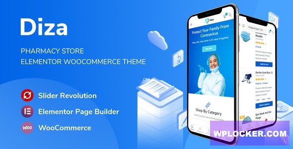 Diza v1.2.7 - Pharmacy Store Elementor WooCommerce Theme