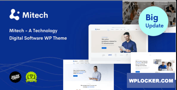 Mitech v1.6.4 - Technology IT Solutions & Services WordPress Theme