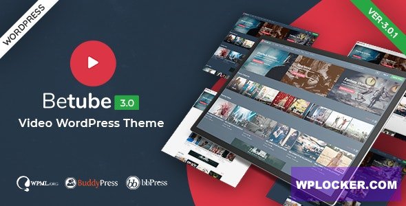 Betube v3.0.7 - Video WordPress Theme