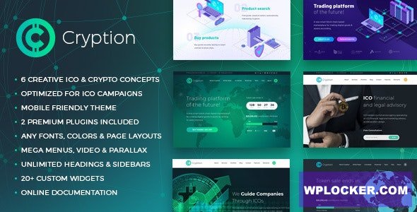Cryption v1.0.6.1 - ICO, Cryptocurrency & Blockchain WordPress Theme