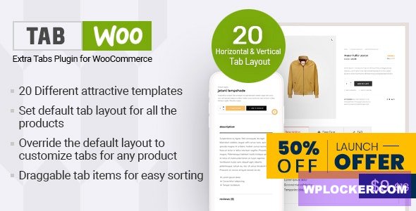 TabWoo v1.0.8 - Custom Product Tabs for WooCommerce