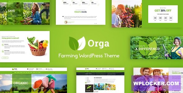Orga v2.0 - Organic Farm & Agriculture WordPress Theme