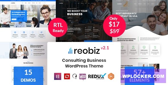 Reobiz v2.1 - Consulting Business WordPress Theme