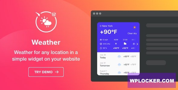 Weather Forecast v1.3.0 - WordPress Weather Plugin