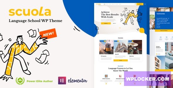 Scuola v5.0 - Language School WordPress Elementor