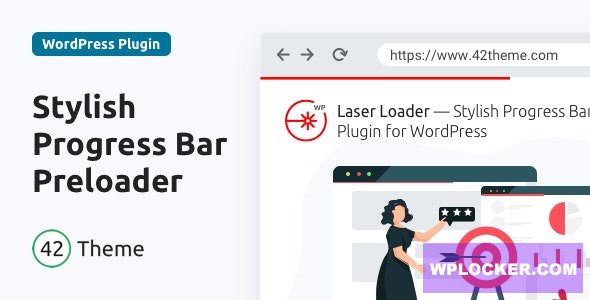 Laser Loader v1.1.0 - Stylish Progress Bar Preloader
