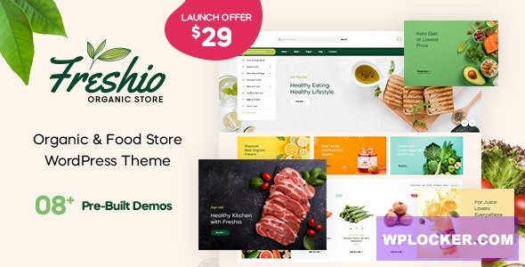 Freshio v2.1.8 - Organic & Food Store WordPress Theme