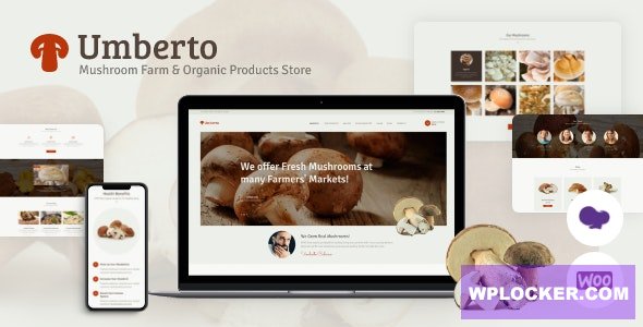 Umberto v1.2.1 - Mushroom Farm & Organic Products Store WordPress Theme