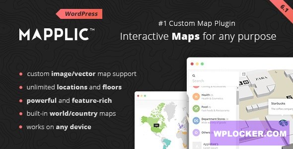 Mapplic v7.1 - Custom Interactive Map WordPress Plugin