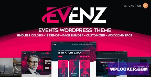 Evenz v1.2.4 - Conference and Event WordPress Theme