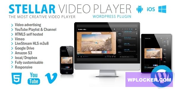Stellar Video Player v2.2 - Wordpress plugin
