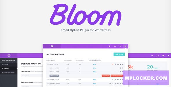 Bloom v1.3.11 - eMail Opt-In WordPress Plugin