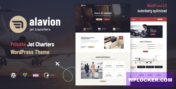 Alavion v1.1.3 - Private Jet Charters WordPress Theme