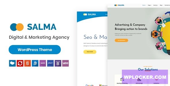 Salma v1.0.0 - SEO Marketing WordPress Theme