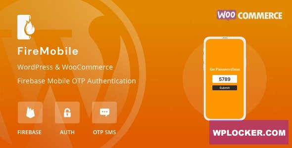 FireMobile v1.0.1 - WordPress & WooCommerce firebase mobile OTP authentication