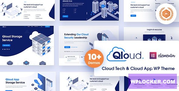 Qloud v2.5 – Cloud Computing, Apps & Server WordPress Theme