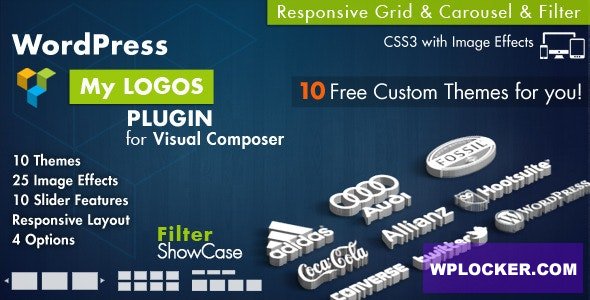 Logos Showcase for Visual Composer WordPress v2.8