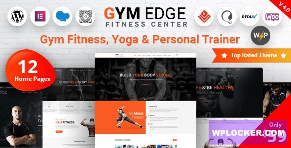 Gym Edge v4.2.9 - Gym Fitness WordPress Theme