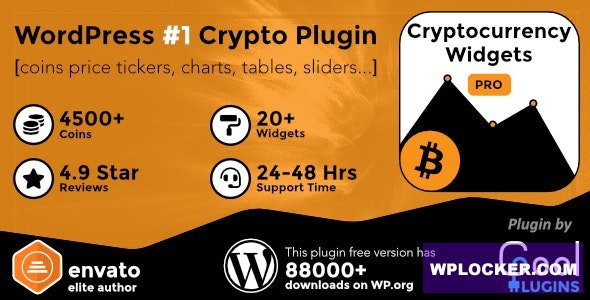 Cryptocurrency Widgets Pro v2.9 - WordPress Crypto Plugin