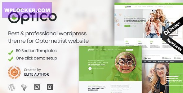 Optico v4.8 - Optometrist & Eyecare WordPress Theme