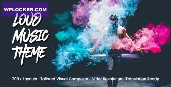 Loud v2.1.9 - A Modern WordPress Theme for the Music Industry