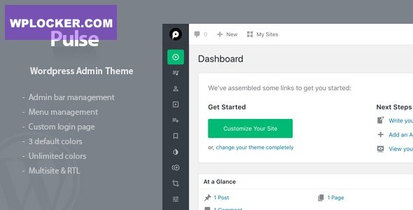 Pulse v1.1.2 - WordPress Admin Theme