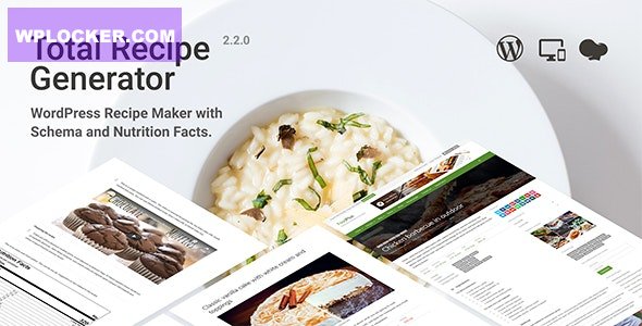 Total Recipe Generator v2.3.2 - WordPress Recipe Maker with Schema and Nutrition Facts