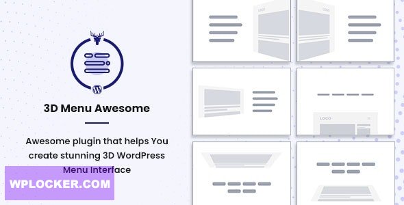 Stunning 3D Off Canvas Menu WordPress Plugin v1.0.5 - 3D Menu Awesome