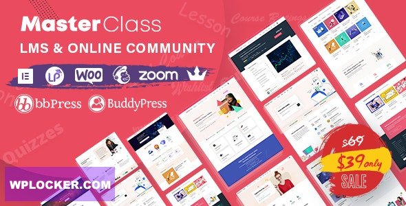 MasterClass v1.1.2 - LMS & Education WordPress Theme
