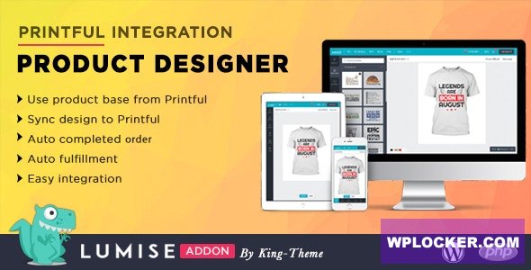 Printful Integration v1.0 - Addon for Lumise Product Designer