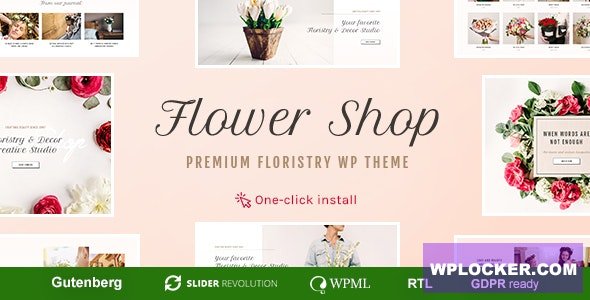 Flower Shop v1.1.1 - Florist Boutique & Decoration Store WordPress Theme