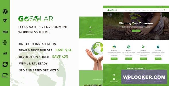 GoSolar v1.3.0 - Eco Environmental & Nature WordPress Theme