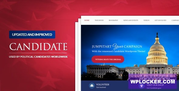 Candidate v1.6 - Political WordPress Theme