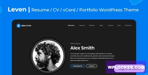 Leven v1.8.0 - CV/Resume Theme