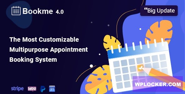 Bookme v4.5 - WordPress Appointment Booking Scheduling Plugin