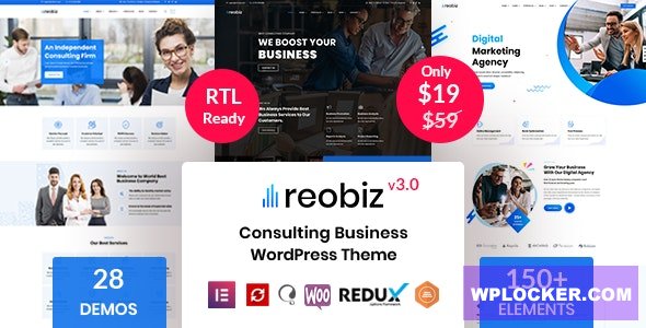 Reobiz v5.0.2 - Consulting Business WordPress Theme