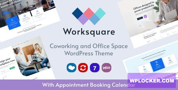 Worksquare v1.2 - Coworking and Office Space WordPress Theme