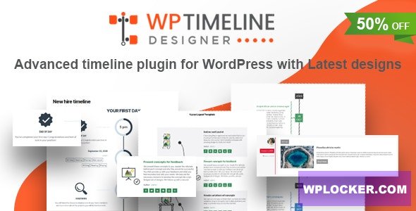 WP Timeline Designer Pro v1.3 - WordPress Timeline Plugin